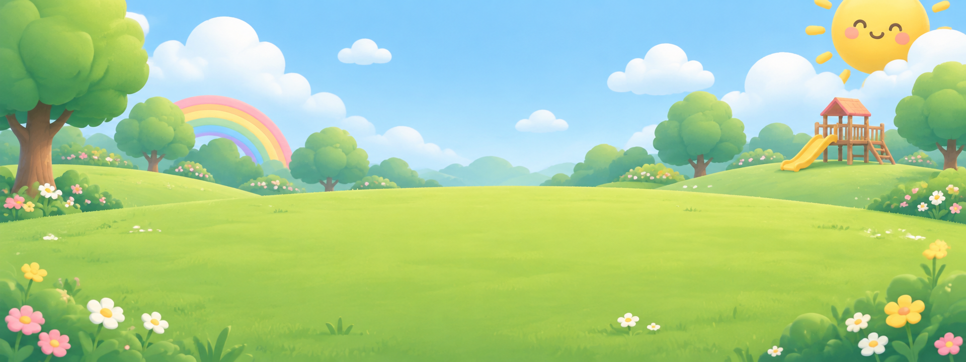 A sunny park where the pets play
